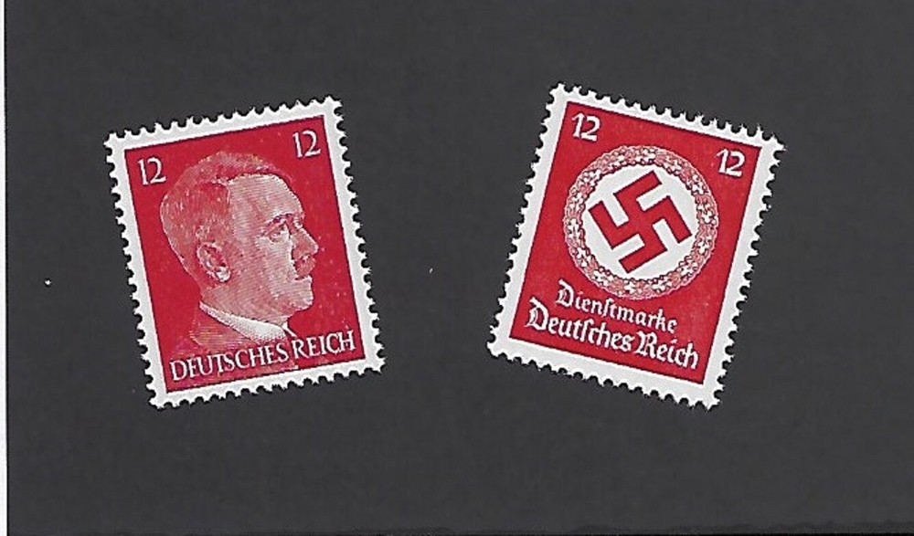 Mint Adolf Hitler & WWII Germany MNH postage stamp set 1940s Third Reich era