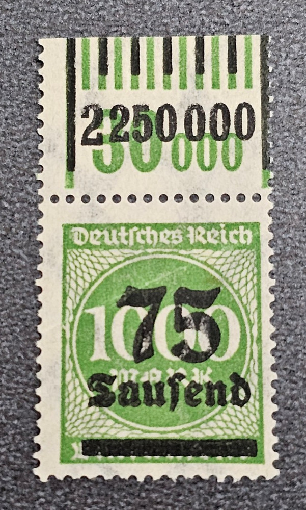 Stamp Germany Reich FREIMARKE 75 000 Mark 1923 Mi. Nr. 288 [🇩🇪37412]