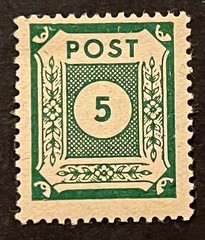 Travelstamps: Germany Saxony Stamps Local Post East 5pf Mint MNH OG