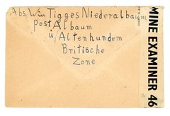 Germany Cover Scott # 543, 547 – Censor Cover – 1/13/23 (24-Coll)