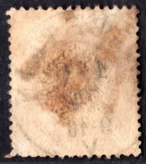 GERMANY 1874 SCOTT #28 USED BULL’S-EYE CANCEL VF