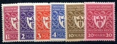 GERMANY 1922 199-204 ** MNH FLAWLESS SET COMMERCIAL EXHIBITION (I2102