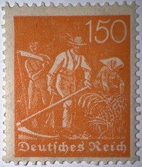 Travelstamps: 1922 Germany Deutsches Reich 150pf Stamp Scott #175/Mi 189 MOGNH.