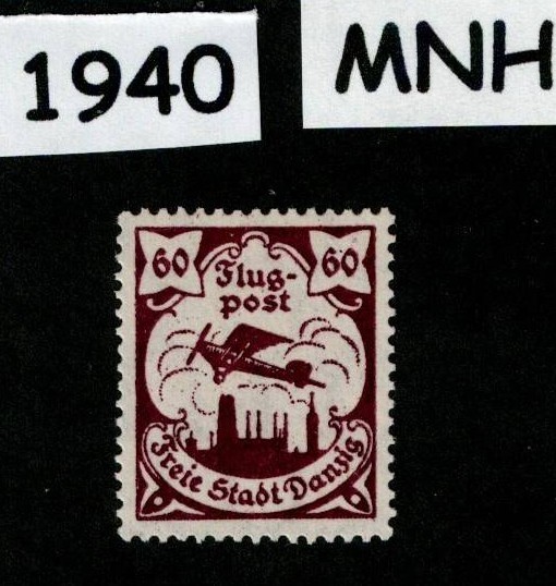 MNH stamp Sc C5 Airmail Luftpost Gdansk Poland Danzig 1921 Germany #1940