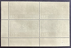 GERMANY 1965 Scott # 933 Numbered Corner Block of 4 MNH Thurn & Taxis