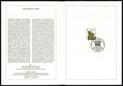 GERMANY FOLDER 1992/31 EGID QUIRIN ASAM BILDHAUER BAUMEISTER ART