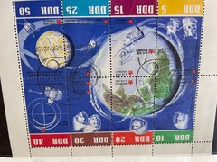 Germany DDR 1962 Space mse 663a + other good blocks cat £128