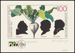 ART-EDITION 1991 GERMANY 1599 SUGAR INSTITUTE BERLIN – Ltd. 1.000!!