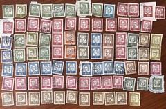 GERMAN DEUTSCHE REICH POST 20 PFN & 1933 President Hindenburg Medallion 600Stamp