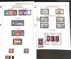 Germany Stamp Collection in 60 Page Album, 1954 to 1979 Postally Used