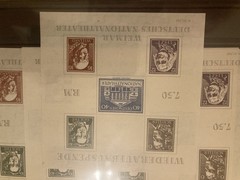 Germany 1946 Weimar National Theatre block imperf mnh