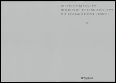 GERMANY FOLDER 1993/37 HANS LEIP LITERATUR DICHTER MALER KUNST
