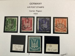 ICOLLECTZONE Super Clean Germany Album Page Airmails (C500-26)