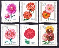 Germany DDR 1670-75 Various Flower Full Set (See Description)