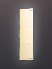 SUDETENLAND WWII Local ovpt REICHENBERG 50 h. gutter pair MNH /s4 #525