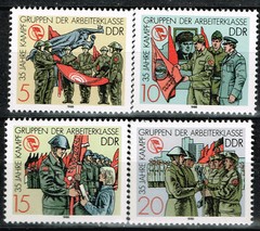 Germany DDR Cold War Communist Army Soldiers set 1988 MNH