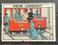 1919-20 Austria Poster Stamps Traffic Education Fritz Schonpflug MNH rare /1068