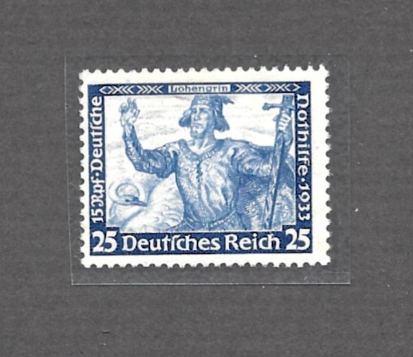 German Reich Stamp Mi #506, Wagner Opera Issue, 25 Pf, Mint Never Hinged