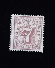 Old Germany Hamburg 7 S, 1859 Or 1864?