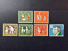 Germany B 354 – 355 & 368 – 371 Used 2024 Scott Catalogue Value $ 10.40