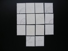 Germany 1977-Complete Year of 49 Stamps, 2 Souvenir Sheets CTO Very Fine