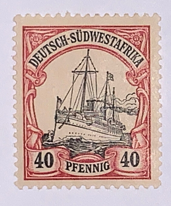 Travelstamps: 1906-19 GERMANY SOUTH WEST AFRICA STAMPS SC #19 Kaiser’s Yacht MOG