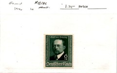 Germany, Postage Stamp, #B186 Mint LH, 1940 von Behring (AE)