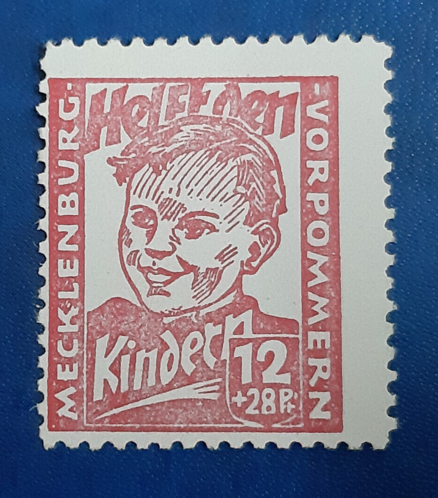 Germany Stamp Allied Occupation 12 Pfennig 1945 SBZ KRAMP Mi. Nr. 28 a (20839)