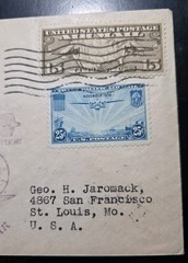 1936 LZ-129 Hindenburg Zeppelin Flown New York City – Germany First Flight Cover