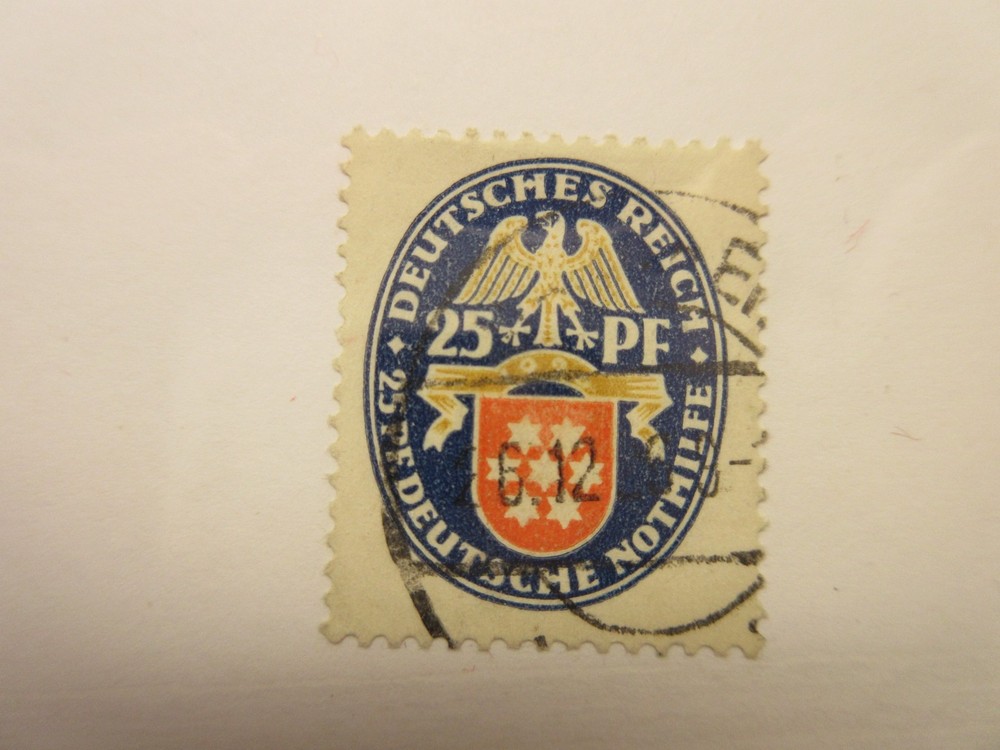 GERMANY, Scott: B17, „1926“, USED, Lot25, $19
