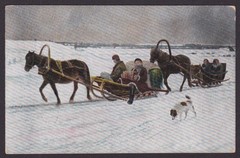 GERMANY 1916, Fieldpost card, N. Bogdanov-Belsky, Seeing off a recruit