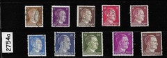 Stamps Adolf Hitler 1941 issues Third Reich era Germany during WWII #2754a
