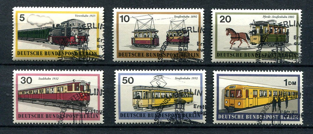 Germany – Berlin : Transportation set from 1971 – CTO