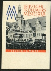 1962 NAZI ERA – SELECTION OF 5 POSTER STAMPS N EXPO’S & MANIFESTATIONS