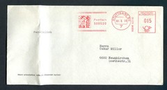 Germany – BRD : Long machine franked cover from 1973 – Stuttgart 50 – used