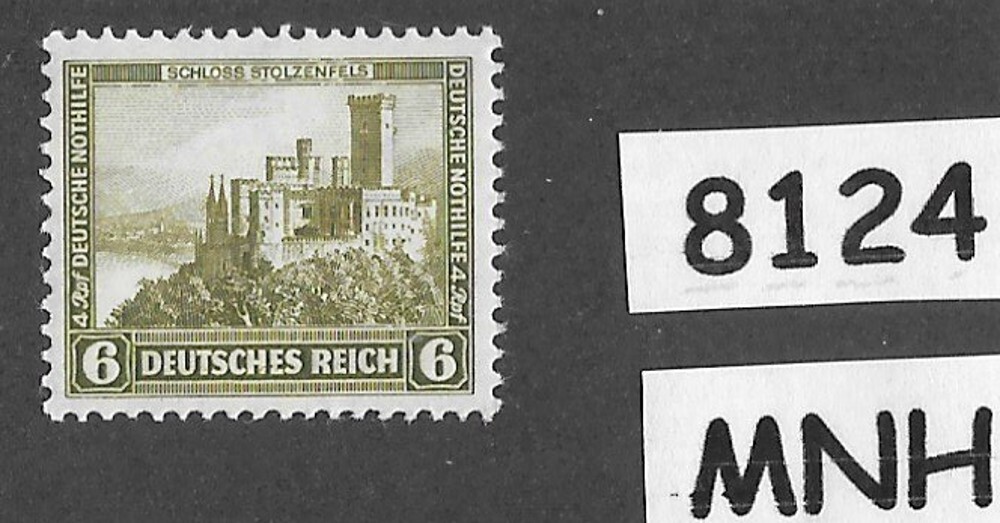 MNH Stamp Sc B45 Castle at Stolzenfels Germany Weimar Republic 1932 #8124