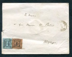 Taxis 1+11 Beautiful Letter From MARBURG To WOLFHAGEN (19827)