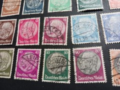 Germany Stamps – 25 stamps -1920’s and 30’s – hinged – used -nice lot