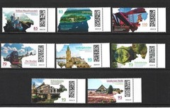 Germany 2022 2023 2024 2025 2026 Landscapes, Attractions MNH Stamps Right Border