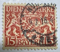 38 Bavaria Bayern Used Stamp Lot Coat Arms Ludwig München Cancel 1890s-1920s