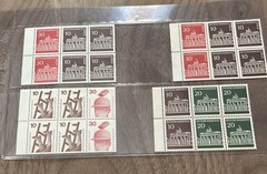 4 MNH GERMANY BOOKLET PANE SEE SCAN FOR CONTENT 1311