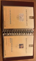GERMANY FDS ETB 2001/24- 2001/49 27 FIRST DAY SHEETs W/ Binder Rare Set