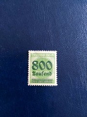 German 1923 800 Saufend Over Print On 500mark MNH With Gum Mint CV £2500 .00