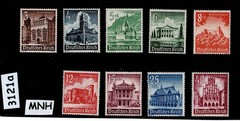 MNH Stamp set Sc B177-B185 1940 Germany Third Reich Winter relief fund #3121a