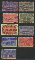 Germany local revenues Saxonian Municipalities 1933 Stempelmarken fiscal