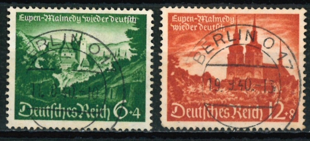 GERMANY GERMAN EMPIRE DEUTSCHES REICH 1940 Eupen and Malmédy’s Anexation – USED