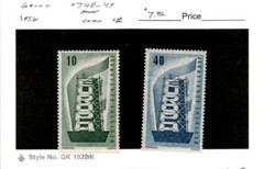 Germany, Postage Stamp, #748-749 Mint LH, 1956 Europa (AD)