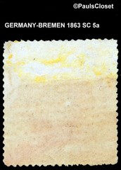BREMEN 1863 SC 5a COAT OF ARMS RED ORANGE 2gr MINT HINGE MARK OG FINE/VERY FINE