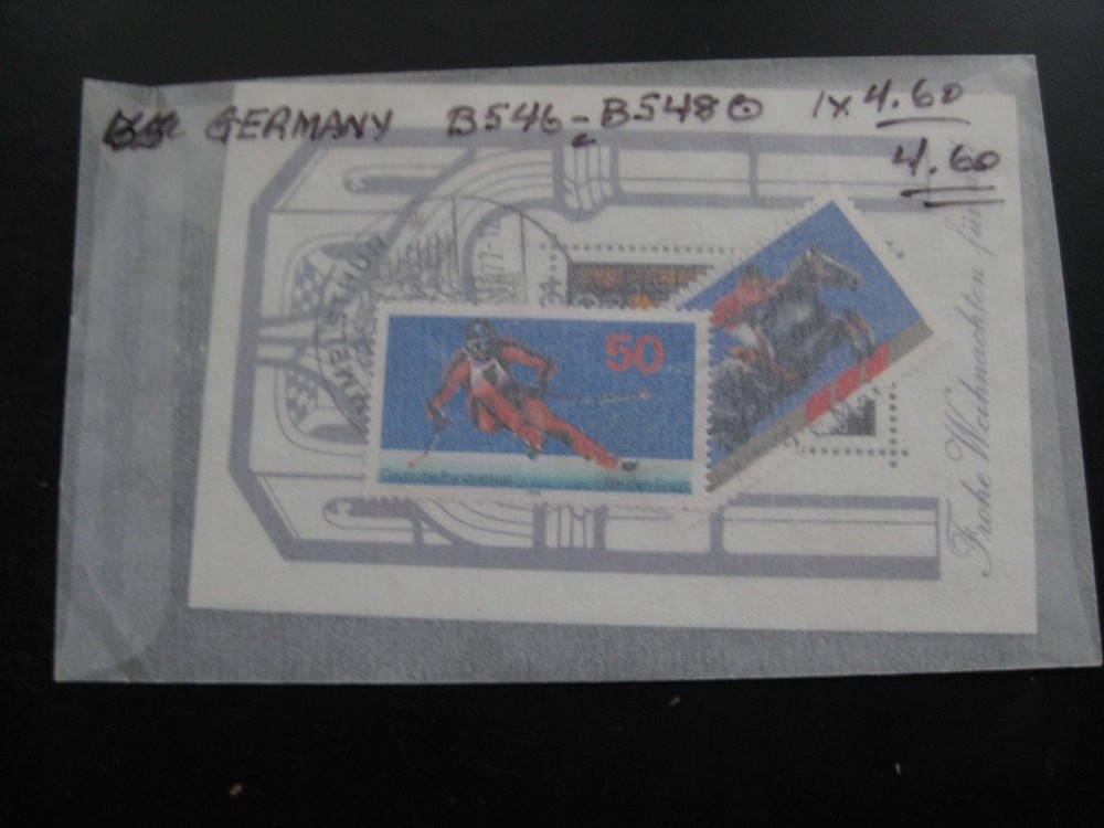 GERMANY used stamp lot w/ better items! #7