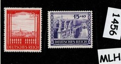 MLH stamp set Sc B198-199 1941 / Third Reich era Germany / Vienna Austria #1456